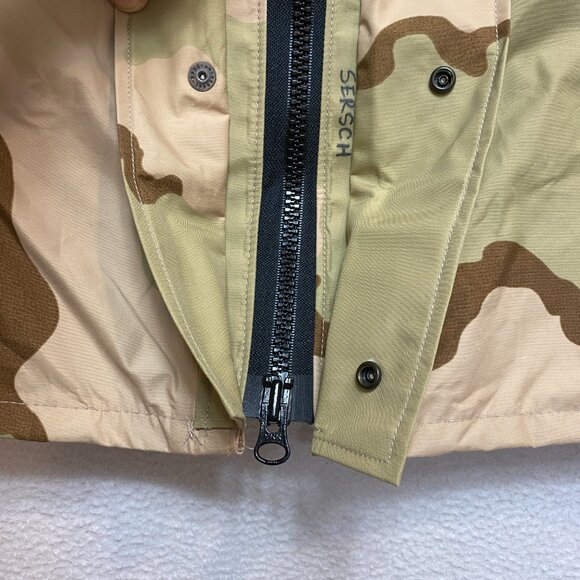 Military ECWCS Parka Jacket Mens M Long Desert Camo Gore-Tex Cold Weather USA - Picture 8 of 14
